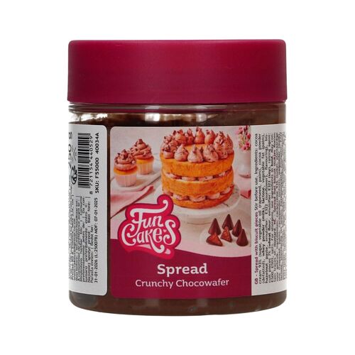 CREMA PARA UNTAR FUNCAKES - CHOCOWAFER CRUJIENTE (250 G)