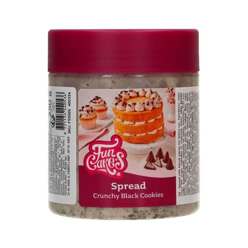 CREMA PARA UNTAR FUNCAKES - GALLETA NEGRA CRUJIENTE (250 G)
